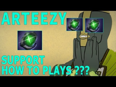 Arteezy - Dota 2 - Patch 6.88 - Earth Spirit 9018 MMR - When 9K MMR Plays Support