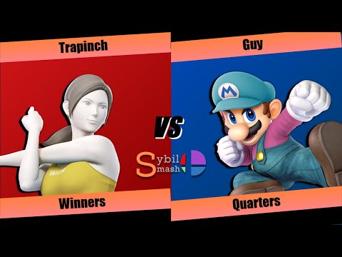 Sybil Smash #2 Winners Quarter Finals - Trapinch (Wiifit) Vs. Guy (Mario) SSBU Tournament