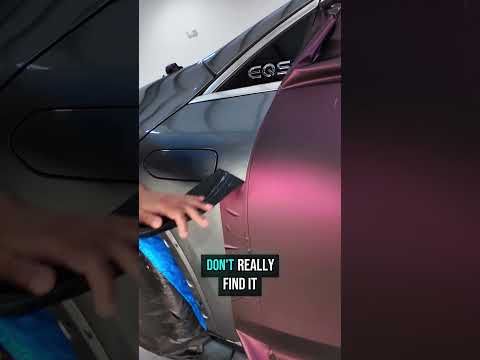 I’ve Wrapped Hundreds of Cars. This Color Made Me Nervous. #carwrapping #satisfyingvideo #purple