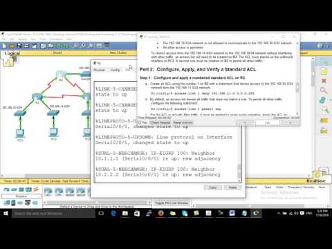 CCNA2 Chapter 9- Configuring Standard ACLs