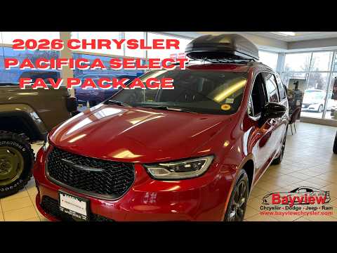 2026 Chrysler Pacifica Select FWD in Red for sale at Bayview Chrysler Dodge Jeep Ram in Sarnia, ON
