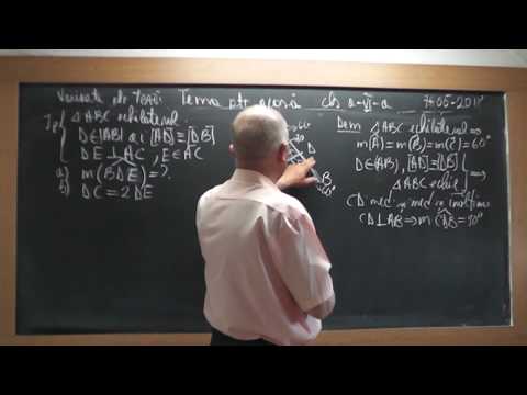 2/3 1725 Clasa 6 - Preg. TEZA - Operatii cu puteri in Z Triunghi Dreptunghic Isoscel Echilateral