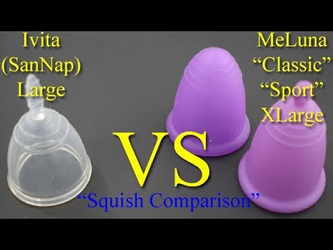 Ivita aka SanNap Lg vs MeLuna Classic & Sport XL "Squish" - Menstrual Cups