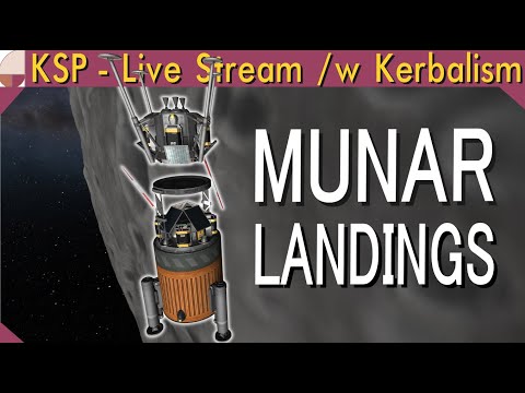 Mun Probes - Part 9 | KSP Live Stream (1.11.1)