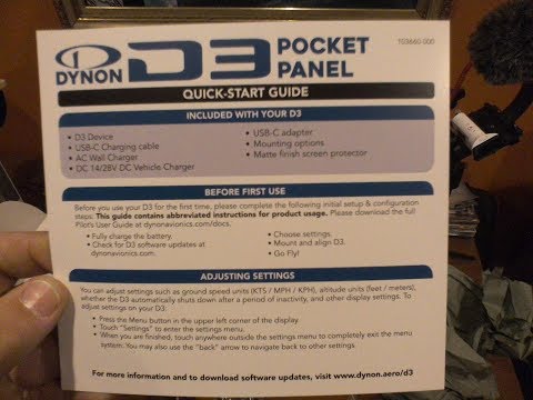 Unboxing of the Dynon D3
