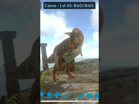 How NOT to Tame a Carno #arksurvivalevolved #dinosaur #ark #arksurvival #gaming #arkmobile #shorts