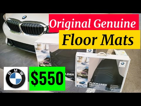 BMW Factory Genuine all weather floor mats | Front Back Trunk