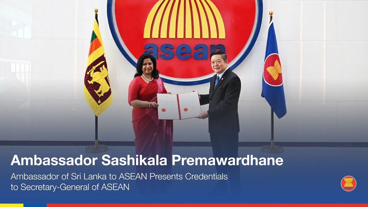 Ambassador of Sri Lanka to ASEAN Presents Credentials to Secretary-General of ASEAN
