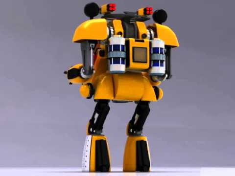 3D Model of Robot 02 Review