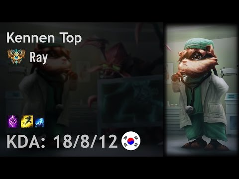 Kennen Top vs Rumble - Ray - KR Challenger Patch 6.21