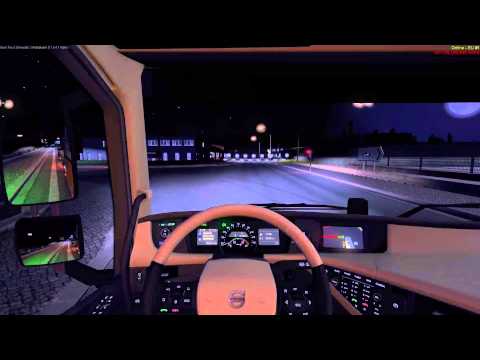 ETS 2 Multiplayer Volvo FH 16 750  A Night Trip  Amsterdam - Southampton.