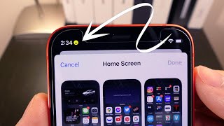 How To Customize iPhone Home Screen Emoji Status Bar!