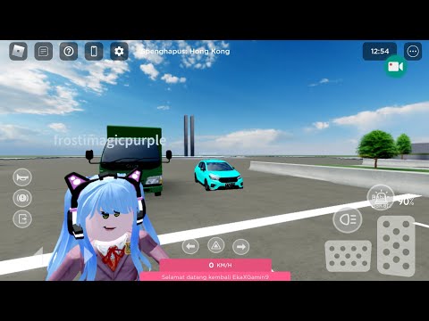 Drag Race Honda City Hatchback VS Truck Isuzu Elf CDID Car Driving Indonesia | Roblox Indonesia