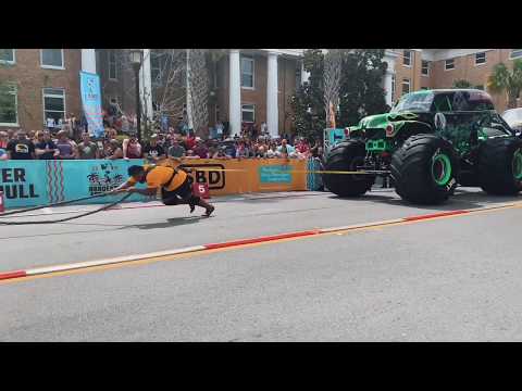 Eddie Williams Monster Truck Pull Worlds Strongest Man 2019