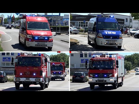 [Neuer ELW] Großer Gefahrguteinsatz - Einsatzfahrten zu ABC-Unfall in Wiesloch