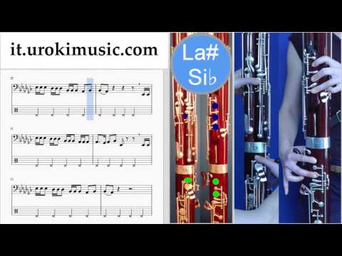 Corso di Fagotto Charlie Puth - Attention Tablature Tab Parte#2 um-i276