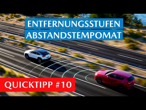 Distance levels of the adaptive cruise control (MRCC) explained | Quick tip #10