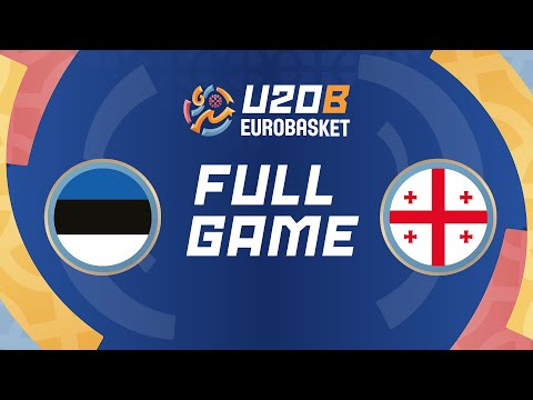Class. Game 19-20: Estonia v Georgia | Full Basketball Game | FIBA U20 EuroBasket 2025 Division B