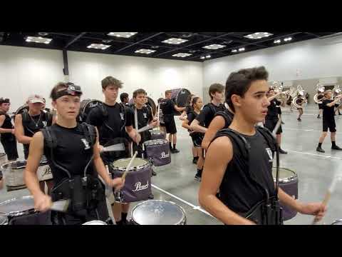 2019 Vandegrift High School Drumline - Last Rehearsal Runthrough - BOA