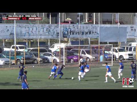 Cimarrones de Tijuana VS Urbana de Mexicali - Final Estatal Sub20 - Futbol Tijuana