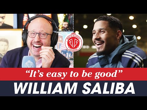 WILLIAM SALIBA on Arsenal’s title push, his bond with Gabriel & his wild goal celebrations