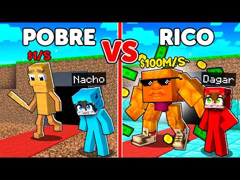 Pasé de POBRE a RICO en Minecraft STEAL a BRAINROT en Minecraft!