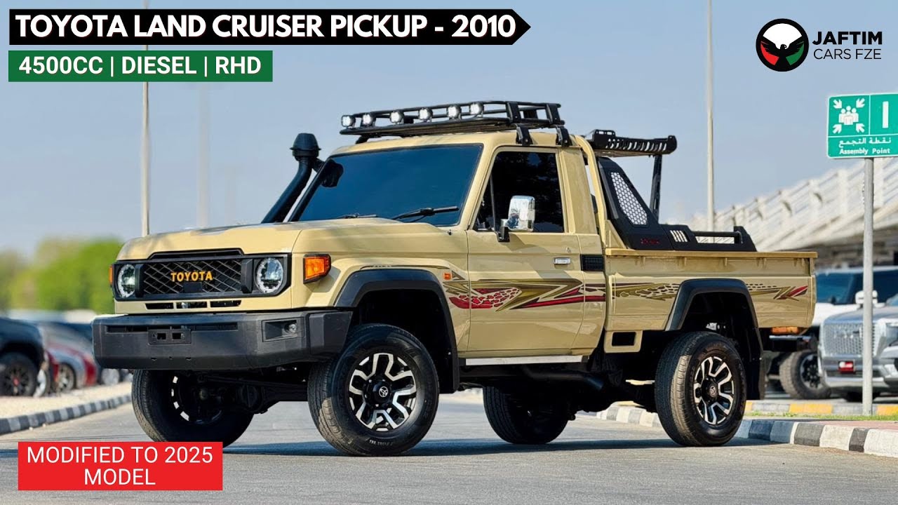 Toyota Land Cruiser Pick Up MODIFIED TO 2025 MODEL | SINGLE CABIN | MANUAL TRANSMISSION | 4.5L DIESEL ENGINE | AIR SNORKEL | 201 video