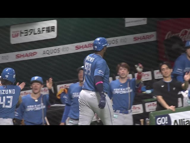 【7回表】パーソル CS パ final 4本目!! ファイターズ・レイエス 本日2発目となる2ランHR!!  2025年10月18日 福岡ソフトバンクホークス 対 北海道日本ハムファイターズ