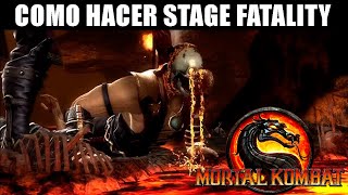 Mortal Kombat 9: Como hacer STAGE FATALITY