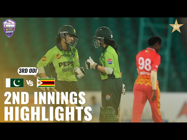2nd Innings Highlights | Pakistan Women vs Zimbabwe Women | Match 03 | ODI Series 2026 | M9H1K