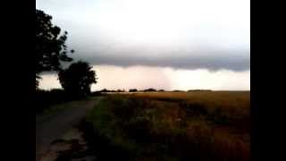 preview picture of video 'Severe Thunderstorm Haverhill Suffolk UK 20:30 12th July 2014'