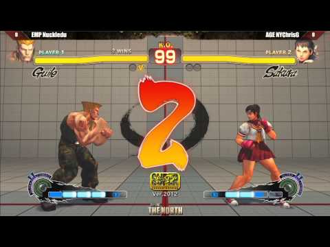 SSF4 AE2012 Top 8 EMP Nuckledu vs AGE NYChrisG - Defend The North Tournament