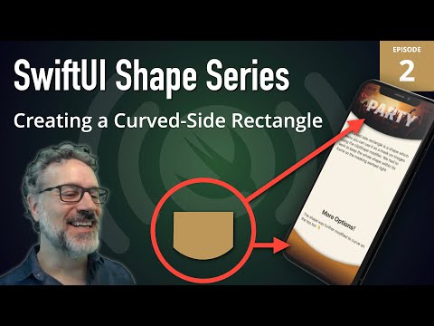 SwiftUI Shapes Live: 2 - Creating a Curve-Sided Rectangle to Enhance UI thumbnail