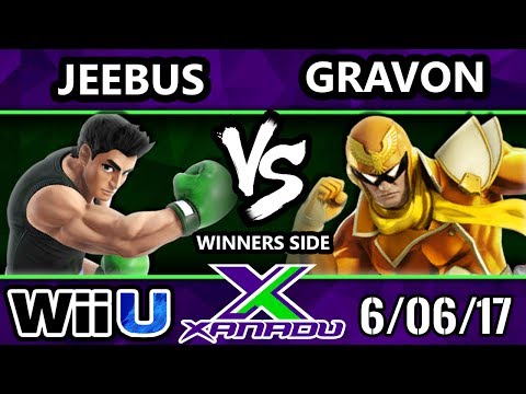 S@X 205 - Jeebus (Little Mac) Vs. Gravon (C. Falcon) - SSB4 Tournament - Smash 4 - Smash for Wii U.