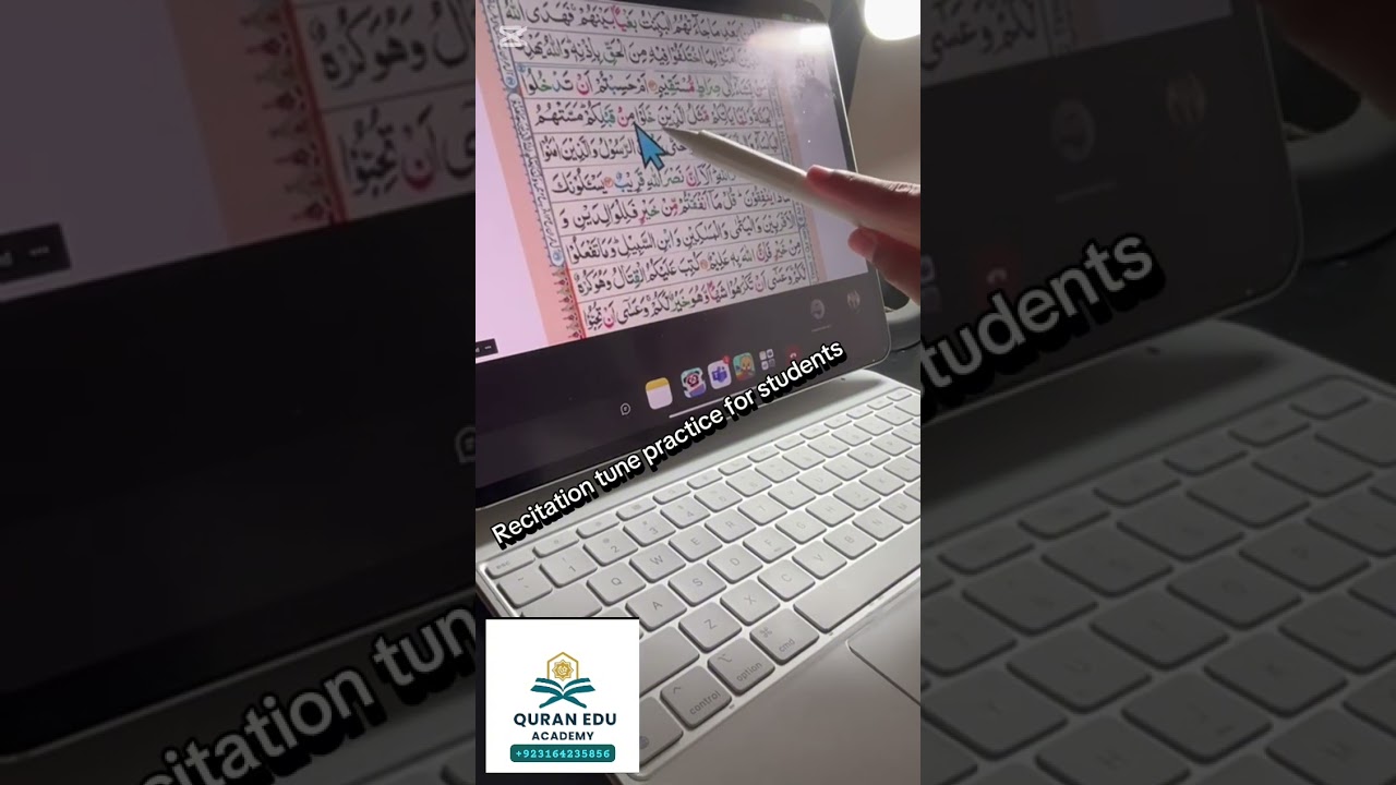 Recitation tune practice for students