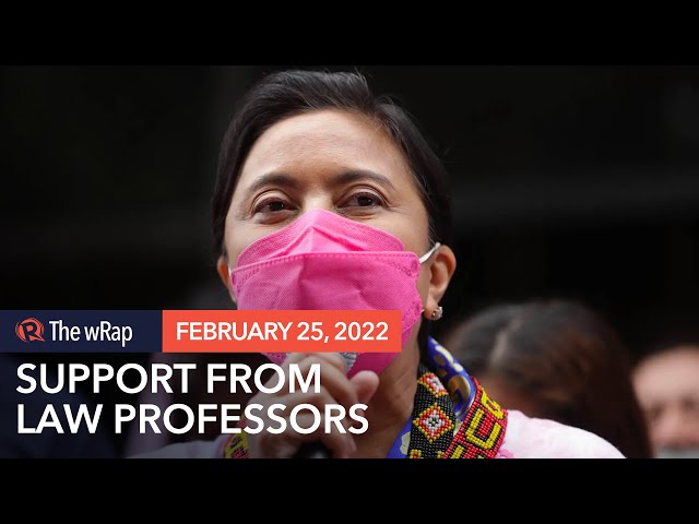 Over 100 law deans, professors endorse Robredo, reject Marcos who ‘does not know’ Constitution