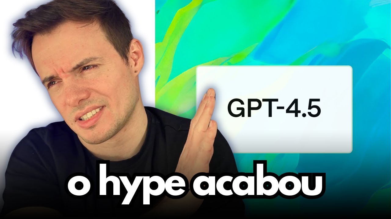 GPT-4.5 é tipo um modelo de "humanas"