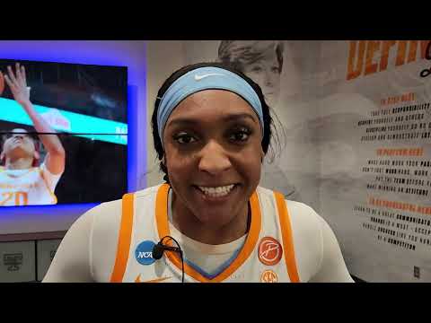 Lady Vol Jasmine Franklin post-game vs. Toledo