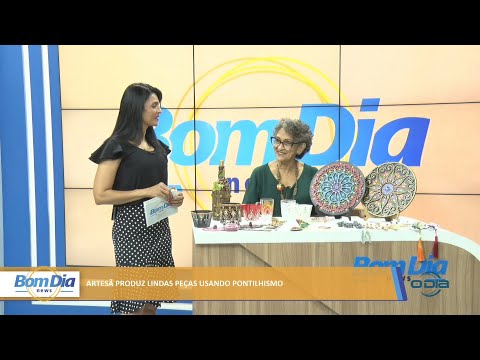 Artesã produz lindas peças usando pontilhismo 25 03 2022