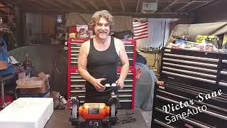Vevor Bench grinder Unbox assemble review