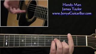 James Taylor Handy Man Intro Guitar Lesson