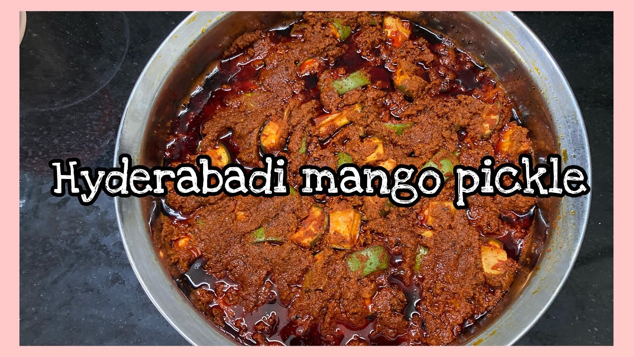 Hydrabadi mangoe pickle | ginger garlic mango pickle | Yummy | tasty | athagari inti vantalu