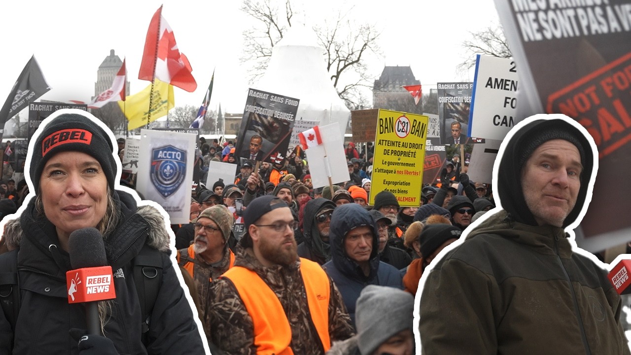 'They’re not criminals': Thousands of lawful gun owners show up in Quebec City!