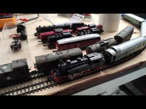 Arnold BR 75 1109 - Eilzug Garnitur Modellbahn Spur N