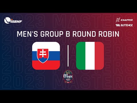 2023 Masters World Ball Hockey Championship - Slovakia vs. Italy (Men's Group B RR)