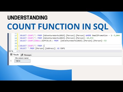 30 Using Count Function In Sql Server