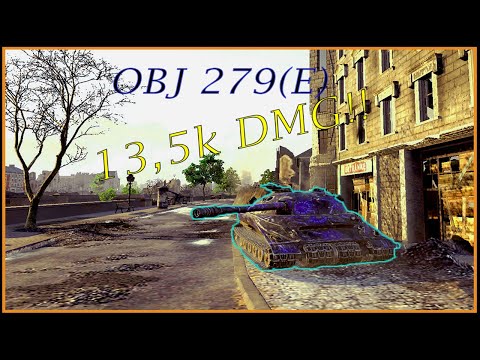 OBJ 279(E): 13,5K DMG | 4 KILLS | 1601 EXP | World of Tanks Epic Battles