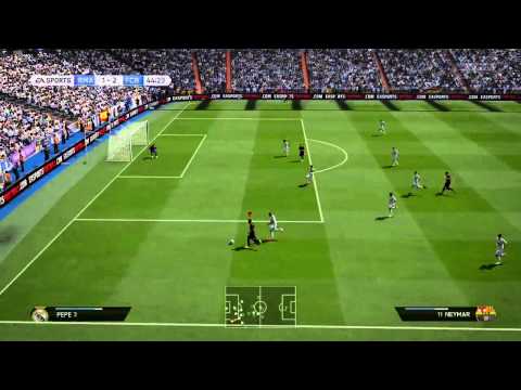 Golazo de Neymar vs Real Madrid FIFA14 PS4