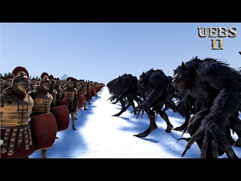 EPIC BATTLE 500,000 ROMAN GENERALS vs 500,000 WEREWOLVES | Ultimate Epic Battle Simulator 2 | UEBS 2