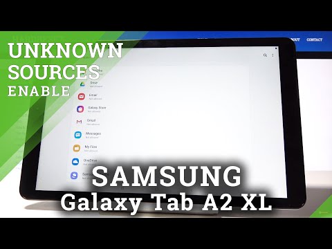 How to Allow Unknown Sources in SAMSUNG Galaxy Tab A2 XL - Enable App Installation